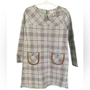 Hope & Henry Girls' Long Sleeve Dress Size 5 Brand New